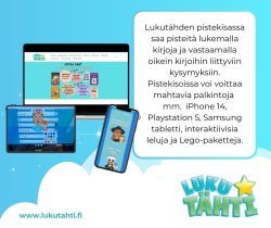 LukuTähti-peli lahjapaketissa 34,90€