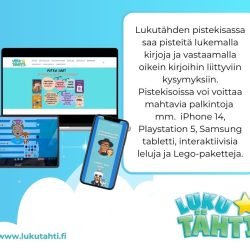 LukuTähti-peli lahjapaketissa 34,90€